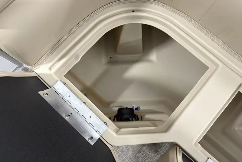 Slide: The Image of Storage compartment of 2025 Godfrey Xperience 2286 SBX Sport Tube boat. - 5
