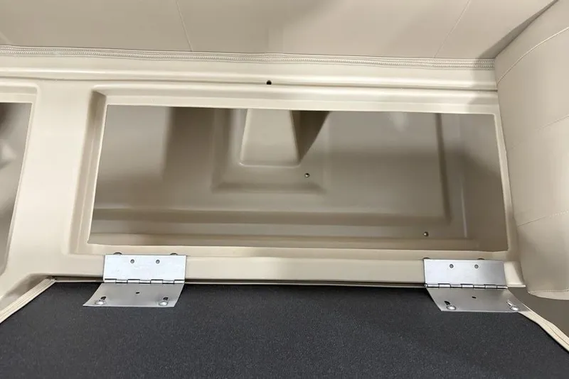 Slide: The Image of Storage compartment of 2025 Godfrey Xperience 2286 SBX Sport Tube boat. - 8