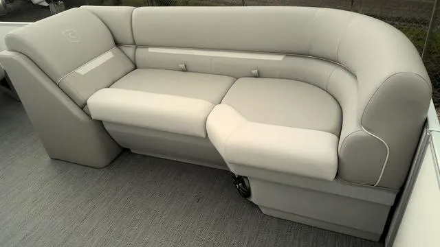 Slide: The Image of Luxurious seating on 2025 Godfrey Pontoons Xperience 2286 SBX Sport Tube. - 5