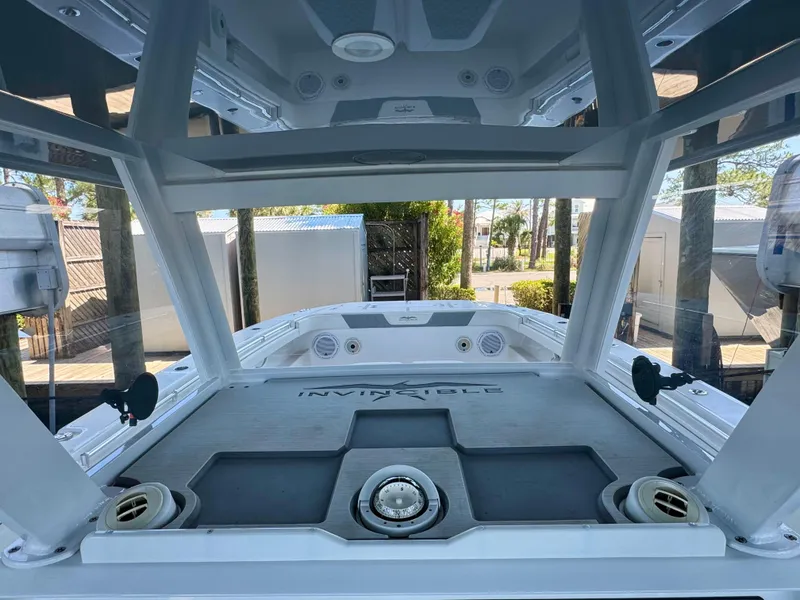 Slide: The Image of 2022 Invincible 46 Catamaran interior with modern design and spacious layout. - 21