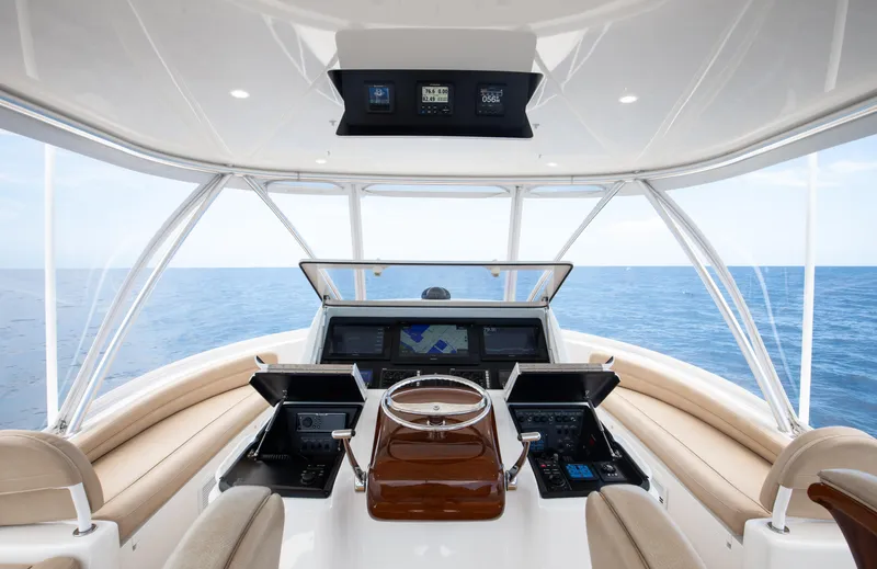 Slide: The Image of Viking 48 FULL CIRCLE - Flybridge Helm - 2