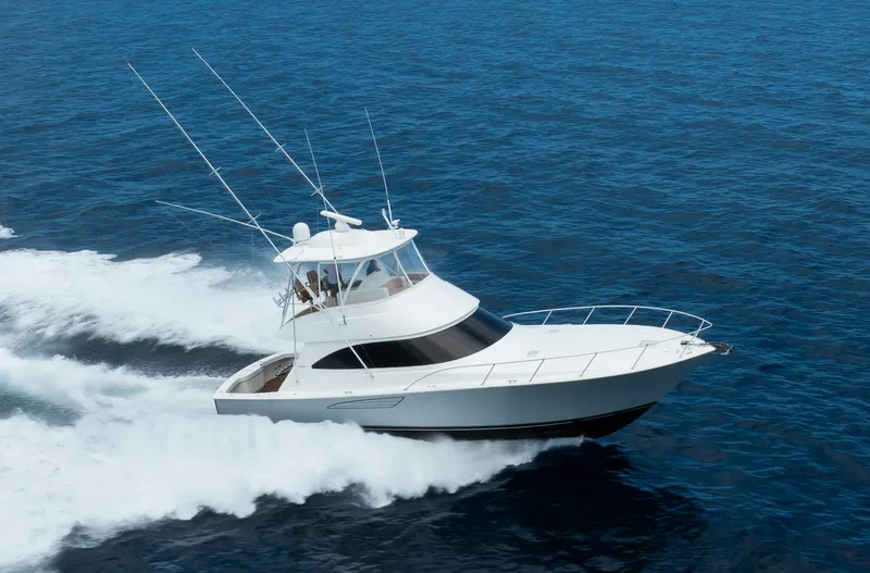 Slide: The Image of Viking 48 FULL CIRCLE - Aerial Running Shot - 26