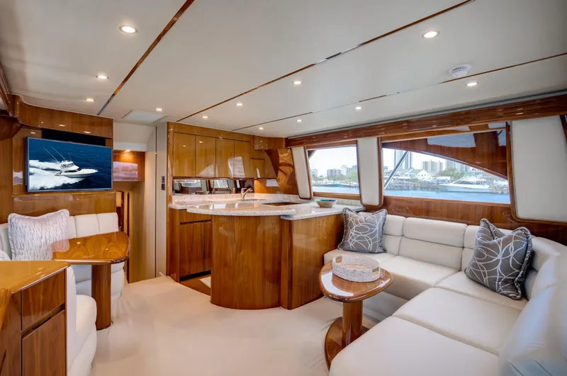 Slide: The Image of Viking 48 FULL CIRCLE - Salon & Galley - 4