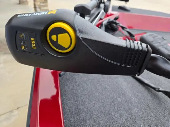 Slide: The Image of 2025 Lowe Stinger 175C boat with Minn Kota Edge trolling motor. - 4