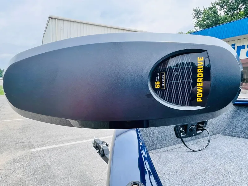 Slide: The Image of 2023 Tracker Pro Guide V-175 WT boat with PowerDrive motor, outdoor setting. - 30