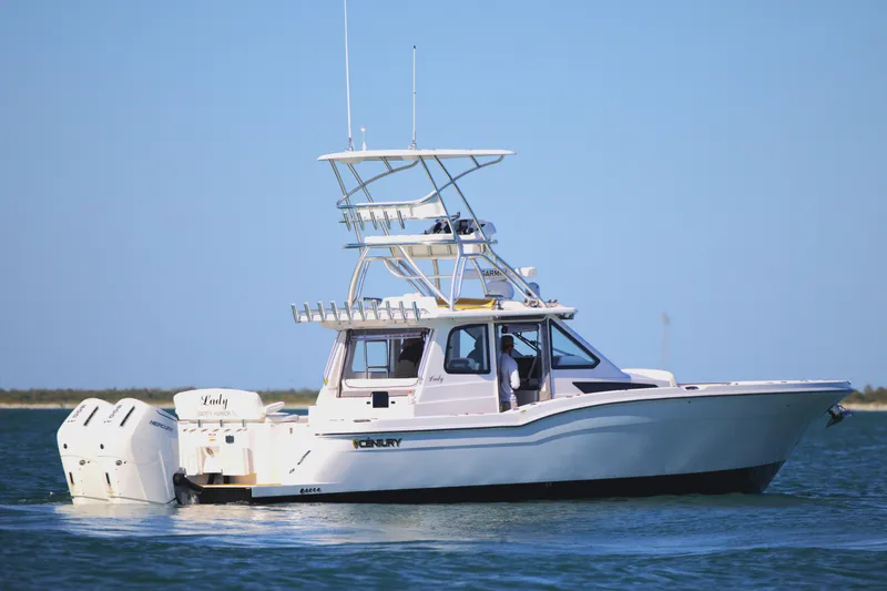 The Image of Century NAV4100 CC-H (Twins) 2025 boat cruising on calm blue waters. - 0