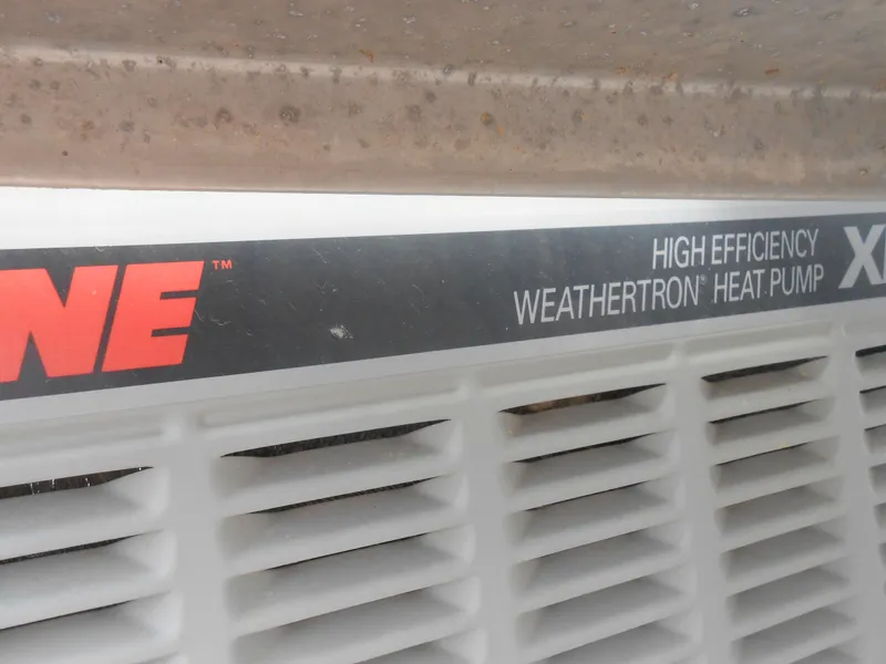 Slide: The Image of High efficiency Trane Weathertron heat pump on 1994 Stardust Cruisers houseboat. - 22