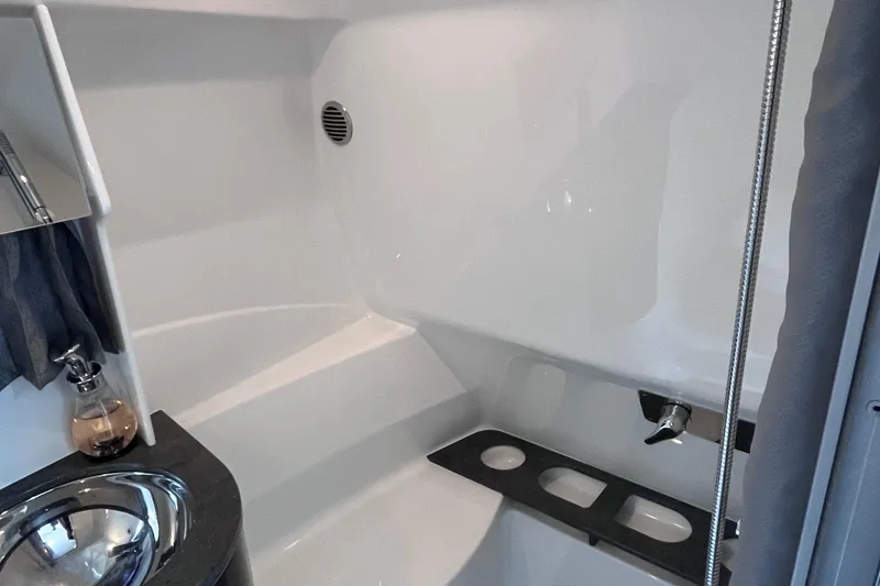 Slide: The Image of 2017 Formula 370 Super Sport bathroom with sleek sink and modern fixtures. - 37