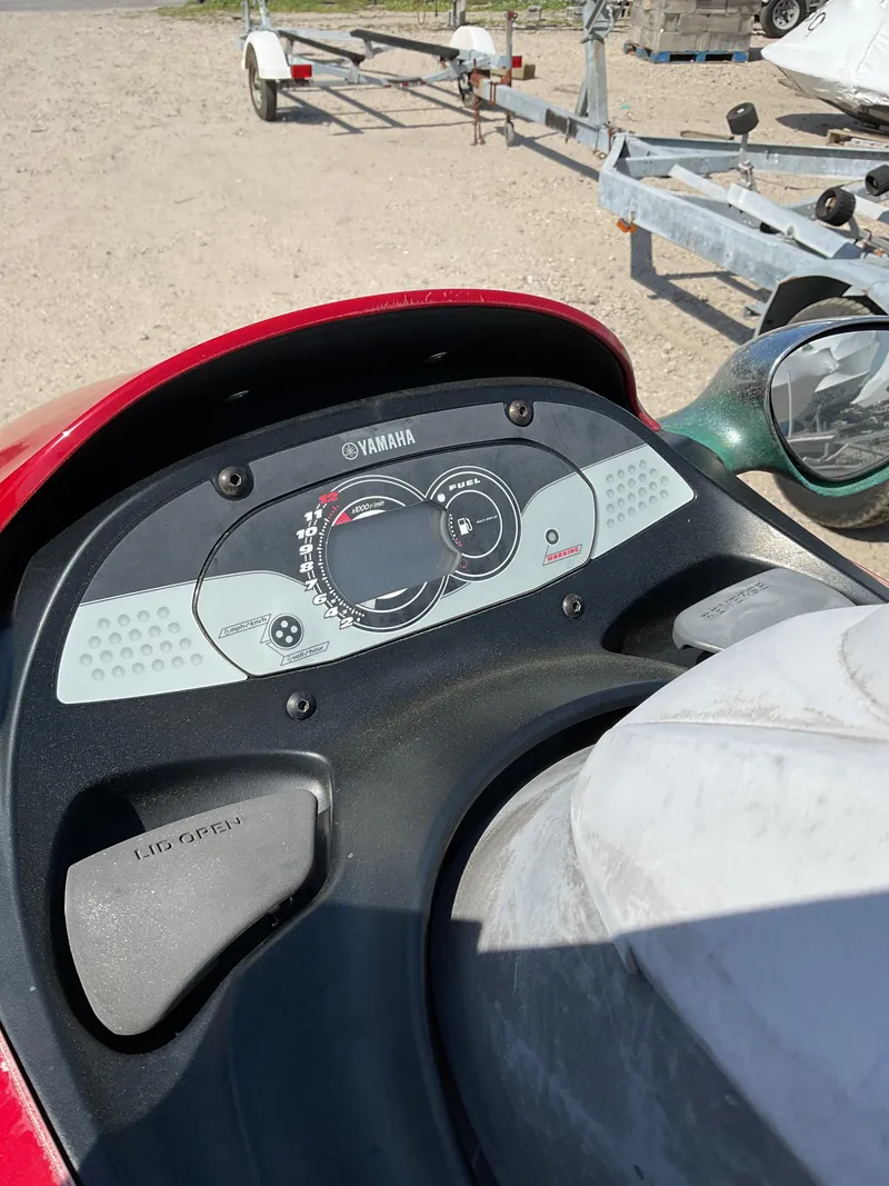 Slide: The Image of Dashboard of a 2005 Yamaha WaveRunner FX Cruiser with visible gauges and controls. - 5