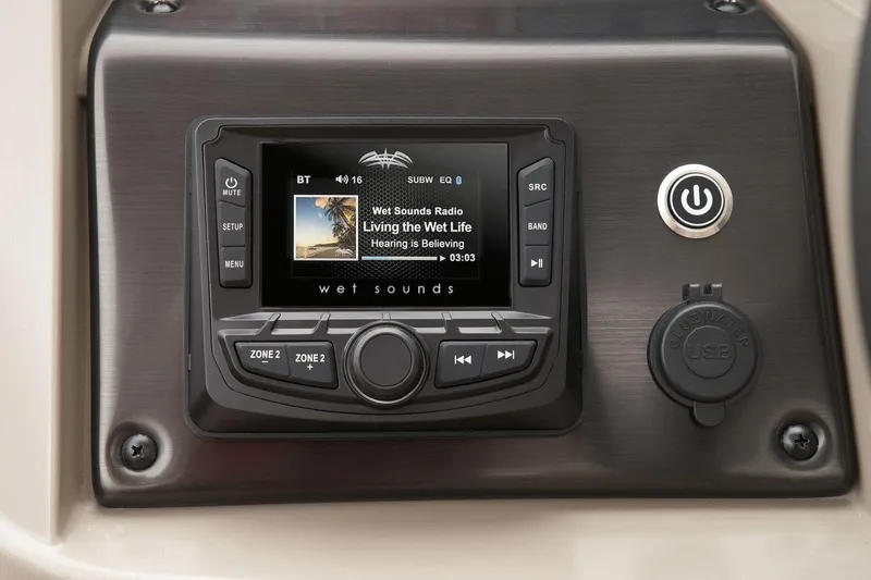 Slide: The Image of Sun Tracker Party Barge 18 DLX 2025 - 28