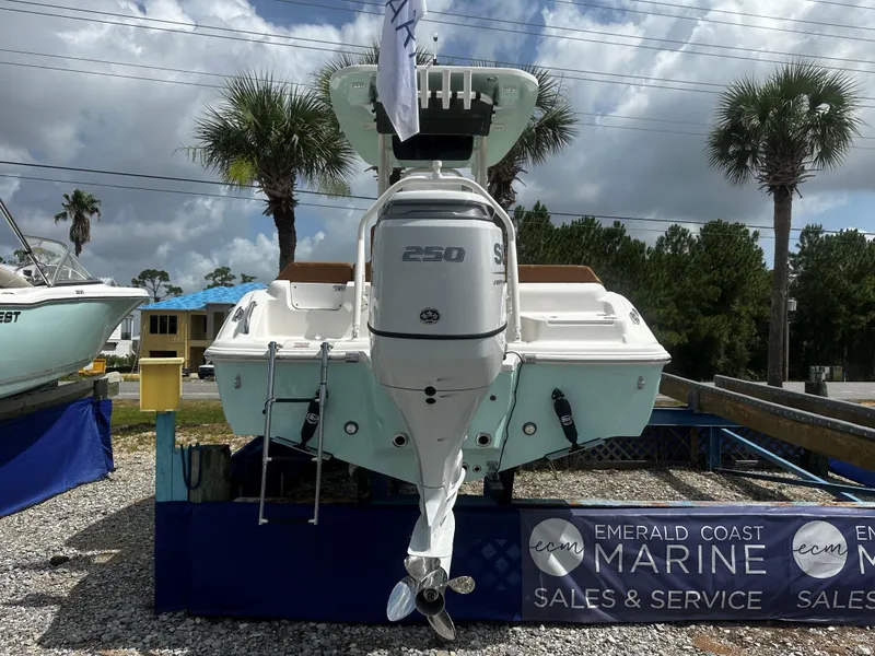 Slide: The Image of 2025 Key West 219fs boat displayed at Emerald Coast Marine Sales & Service. - 3