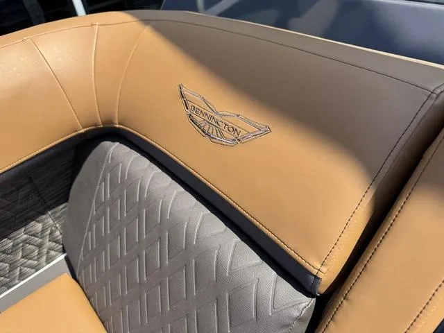 Slide: The Image of Bennington 24 MSB Sport Arch Tri-toon Pontoon 2025 - 26