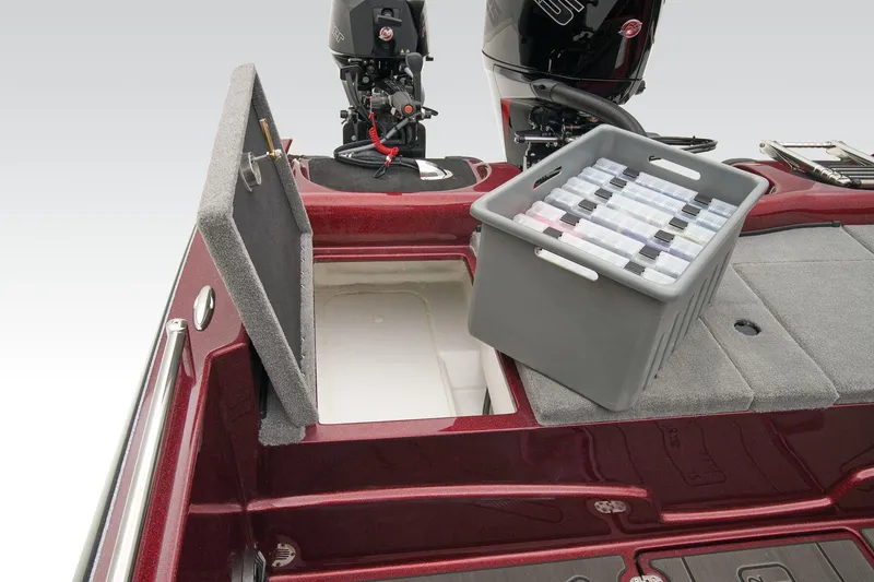 Slide: The Image of Steering console of 2025 Nitro ZV19 Pro boat with gauges and controls. - 28