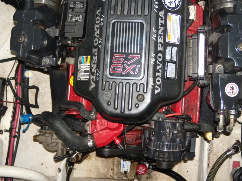 Slide: The Image of Volvo Penta 5.7 GXI engine in 2008 Regal Commodore 2665 boat. - 6