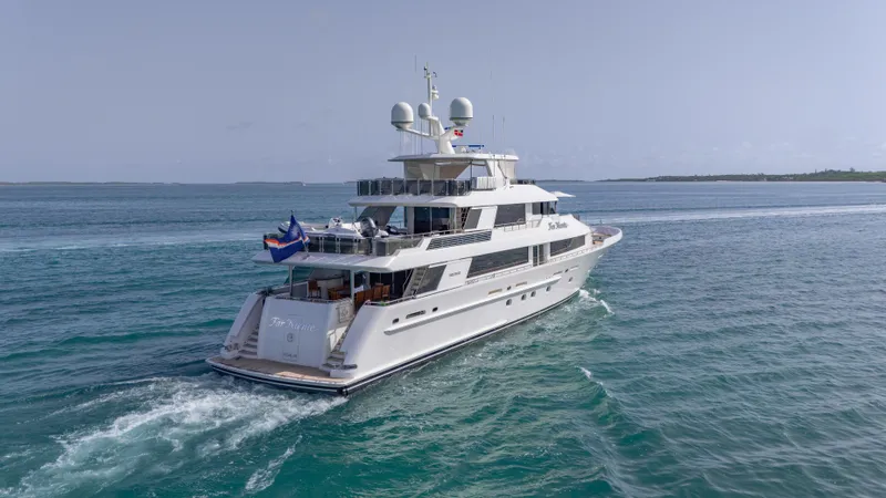 Slide: The Image of Luxury yacht Westport 40M 2014 cruising on open sea. - 14