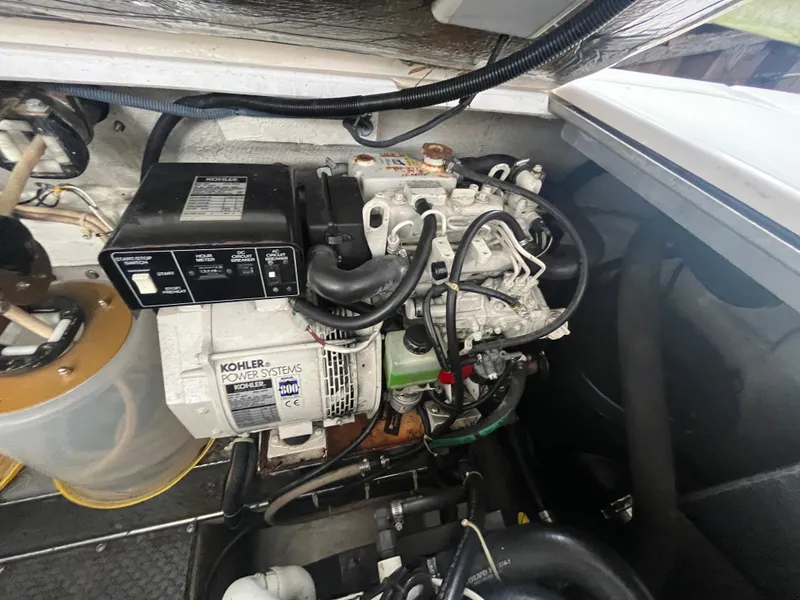 Slide: The Image of Engine compartment of a 2004 Regal Commodore 4260 with Kohler power system. - 15