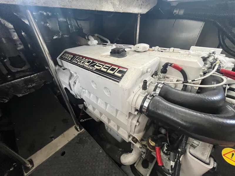 Slide: The Image of Engine compartment of 2004 Regal Commodore 4260 with Volvo Penta motor. - 8