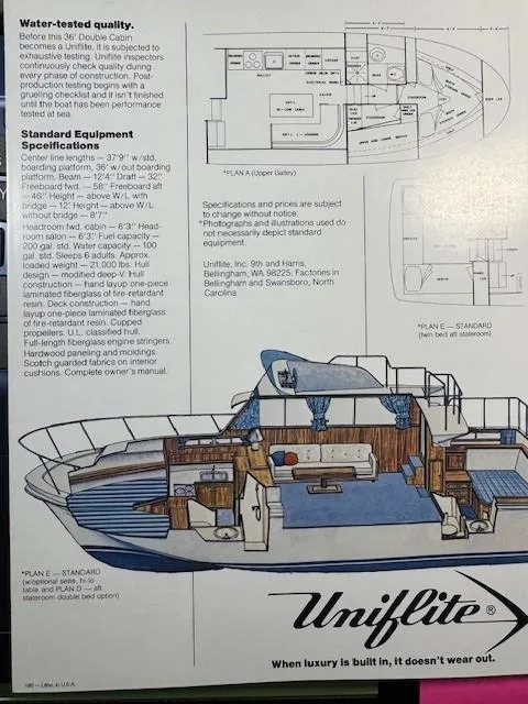 Slide: The Image of Uniflite Cabin Cruiser 1981 - 50