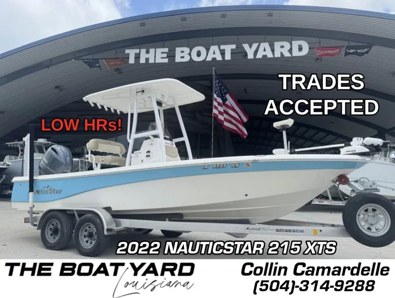 The Image of 2022 NauticStar 215 Bay boat at The Boat Yard Louisiana. - 1
