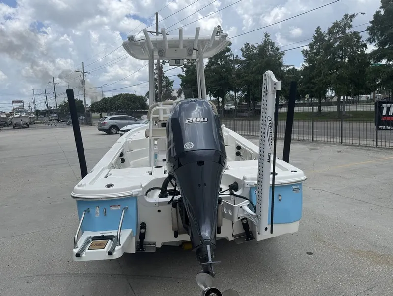 Slide: The Image of 2022 NauticStar 215 Bay boat at The Boat Yard. - 4