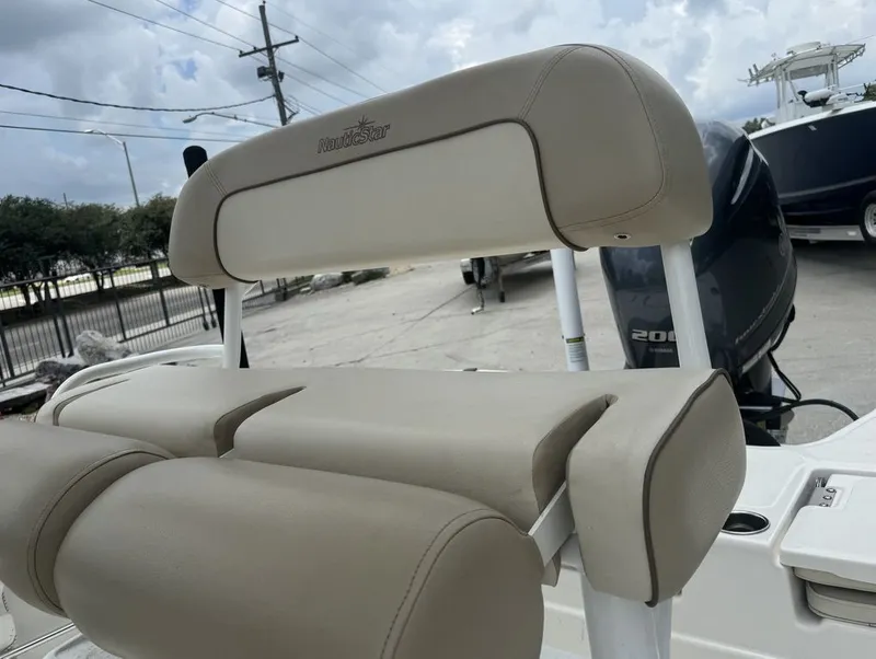 Slide: The Image of 2022 NauticStar 215 Bay boat at The Boat Yard. - 5