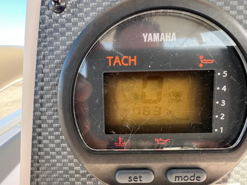 Slide: The Image of Interior of 2002 Grady-White Chase 273 boat with portable toilet. - 34