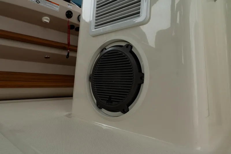 Slide: The Image of 2024 Boston Whaler 405 Conquest interior speaker and vent detail. - 46