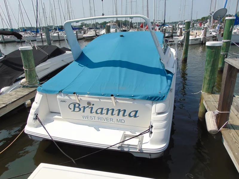 The Image of 1996 Sea Ray 290 boat named "Brianna" docked at West River, MD. - 0