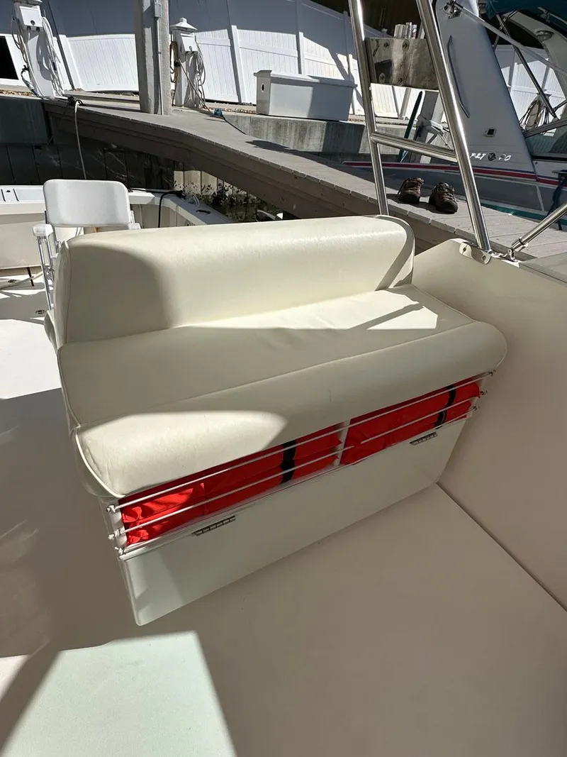 Slide: The Image of Raised Double Settee with Life Jackets - 24
