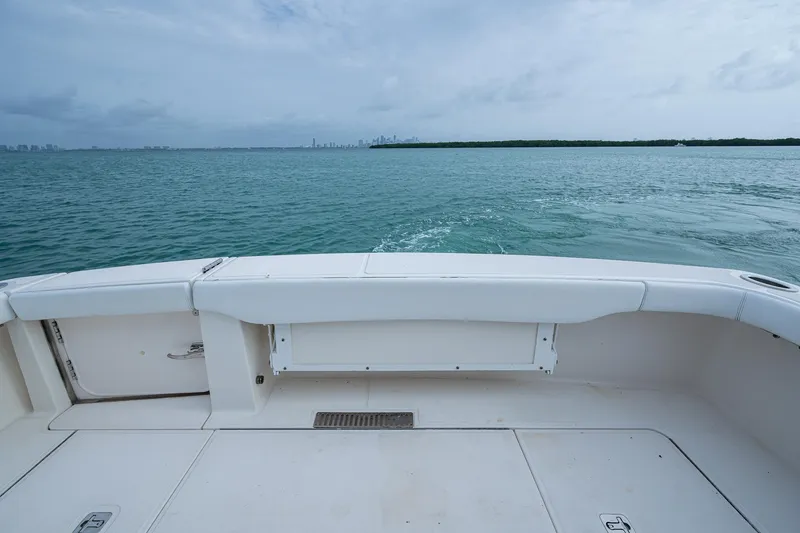 Slide: The Image of 2009 Tiara Yachts 39 Open boat deck with ocean view. - 30