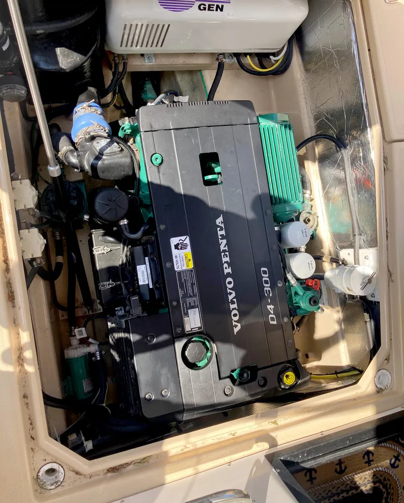 Slide: The Image of Volvo Penta D4-300 engine in 2018 Ranger Tugs R-29 S boat. - 19