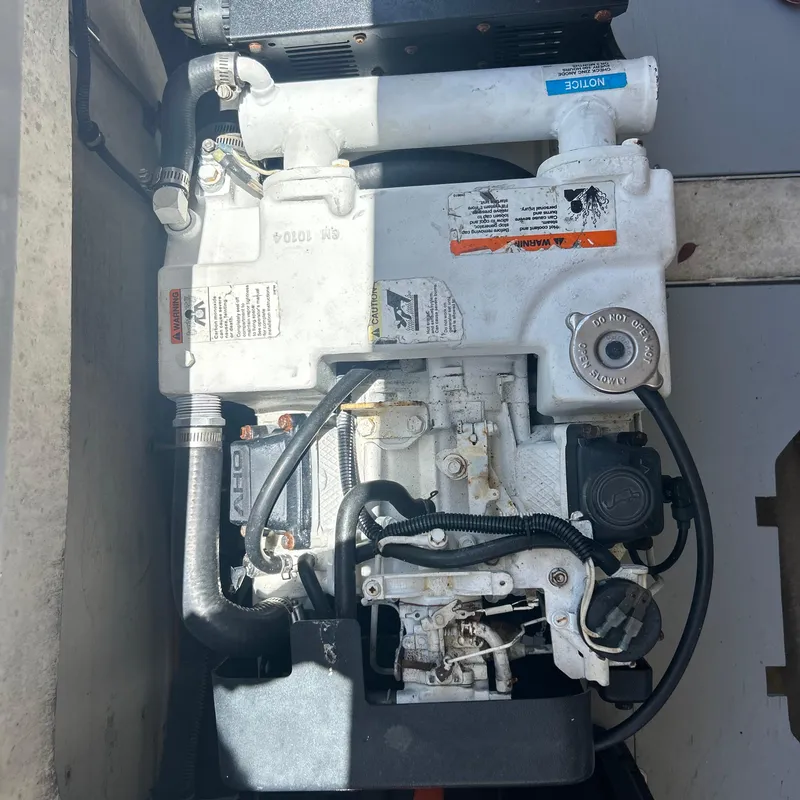 Slide: The Image of Engine of a 2005 Formula 330 SS boat, detailed view. - 6