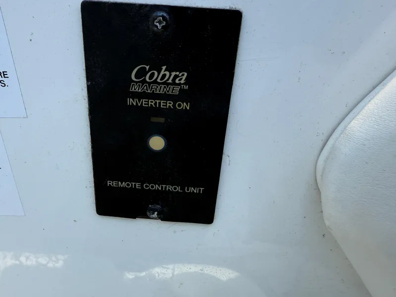 Slide: The Image of Cobra Marine inverter control panel on 2000 Wellcraft 20 Excalibur boat. - 11