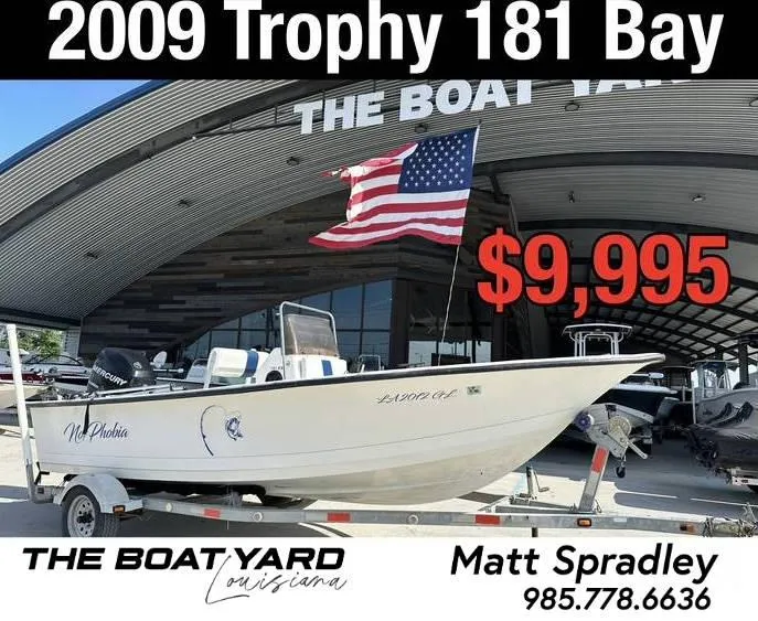 Slide: The Image of 2009 Trophy 181 Bay boat for sale at The Boat Yard, priced at $9,995. - 6