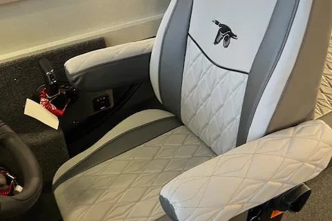 Slide: The Image of 2026 Duckworth 22 Pacific Pro boat seat with quilted design and logo embroidery. - 7