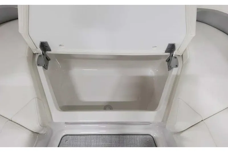 Slide: The Image of Storage compartment of 2027 Formula 360 Crossover Bowrider I/O, showcasing sleek interior design. - 44