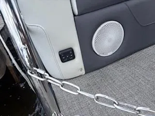 Slide: The Image of 2023 Barletta Corsa 23 UCA interior with speaker and control panel. - 3