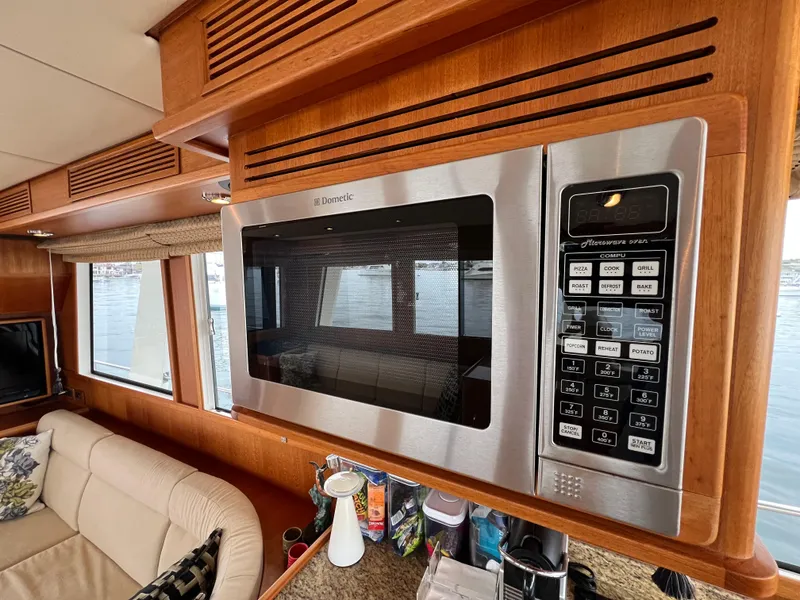 Slide: The Image of Luxury yacht interior with a Dometic microwave, Grand Banks 47 Heritage EU, 2008 model. - 13