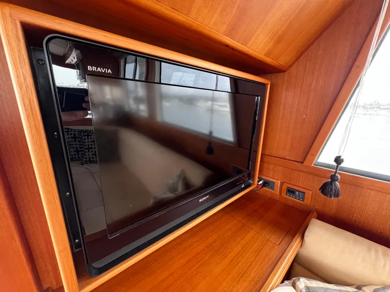 Slide: The Image of Sony Bravia TV in 2008 Grand Banks 47 Heritage EU yacht interior. - 21