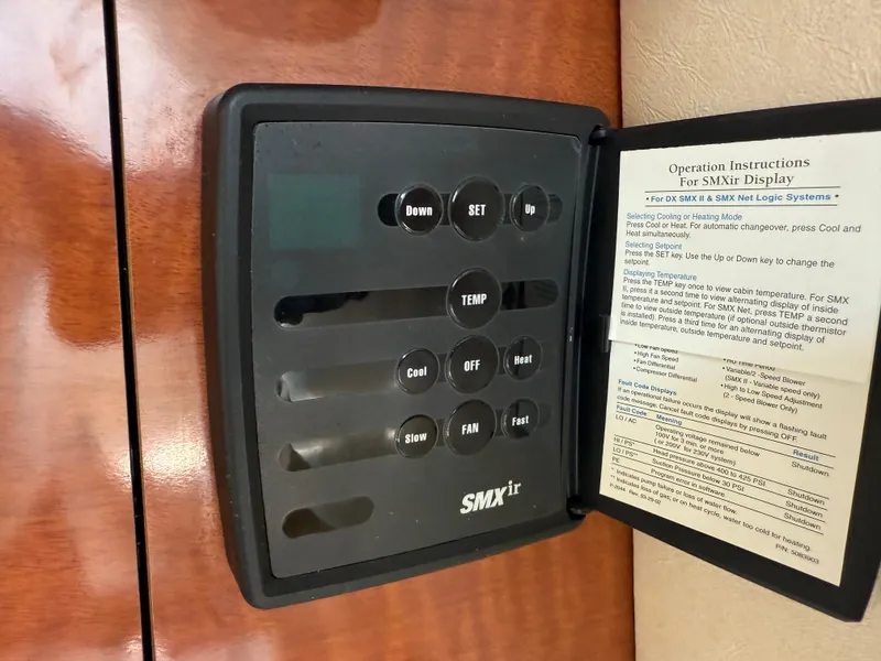 Slide: The Image of Control panel for SMXir system on 2004 Sea Ray 290 Amberjack boat. - 27