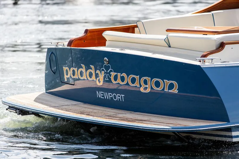 Slide: The Image of Hinckley Talaria 43 Flybridge 2017 boat named "Paddy Wagon" in Newport waters. - 35