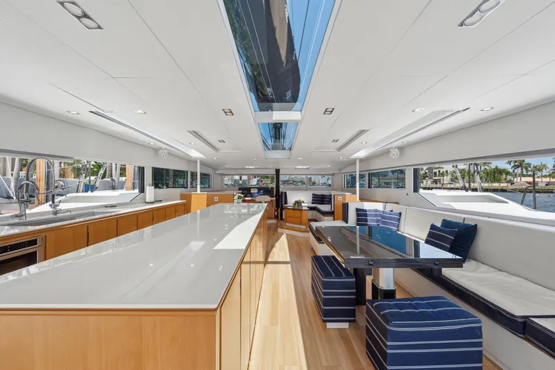 Slide: The Image of Luxurious interior of 2019 McConaghy MC60 yacht with sleek design and modern furnishings. - 40