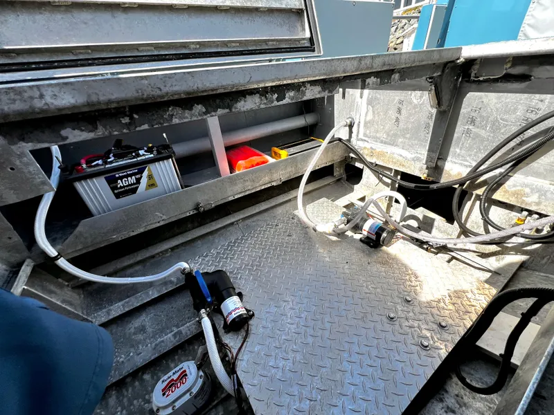 Slide: The Image of Interior of ACB 30 (2003) with AGM battery and wiring components. - 17