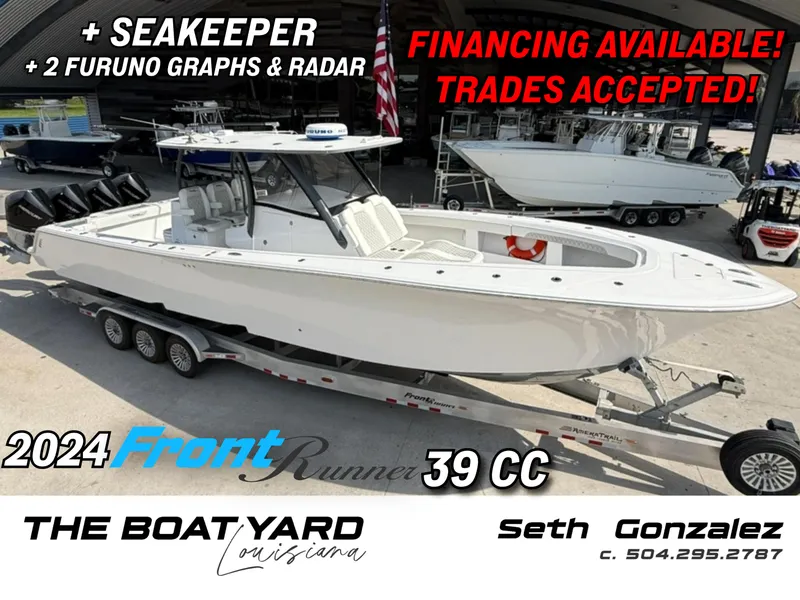 The Image of 2024 Front Runner 39 CC boat on trailer, financing and trades available, The Boat Yard Louisiana. - 0