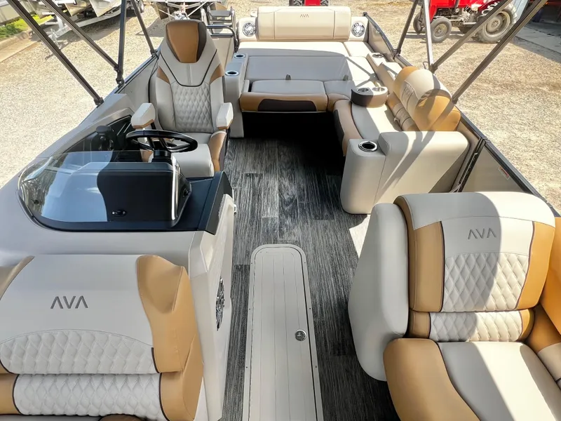Slide: The Image of Avalon Catalina 25' Versatile Rear Lounge Triple-Toon - ARRIVES THURSDAY 6/12/2025! 2025 - 11