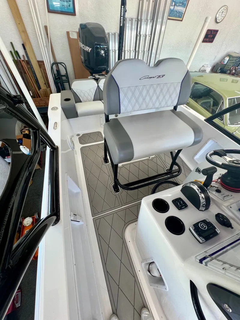 Slide: The Image of Interior view of a 2018 Concept 23 boat. - 10