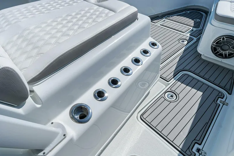 Slide: The Image of 2021 Yellowfin 42 Center Console Fin & Tonic - Rod Holders - 25
