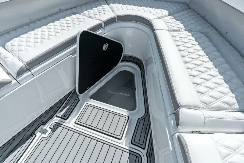 Slide: The Image of 2021 Yellowfin 42 Center Console Fin & Tonic - Bow Storage - 26