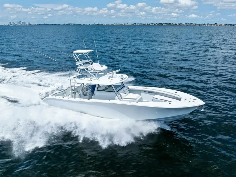 Slide: The Image of 2021 Yellowfin 42 Center Console Fin & Tonic - 55