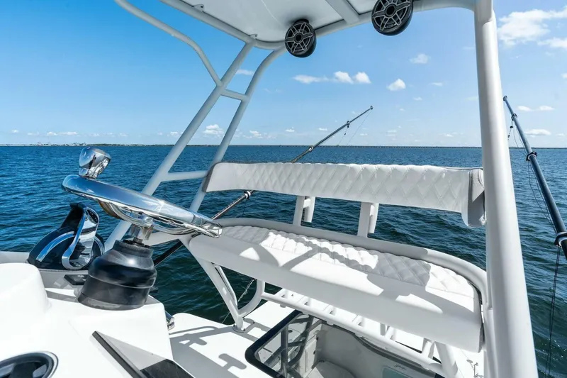 Slide: The Image of 2021 Yellowfin 42 Center Console Fin & Tonic - Flybridge Seating - 6